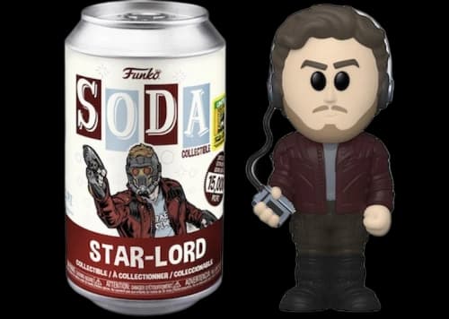 Funko Soda Marvel Star-Lord 2022 SDCC Exclusive Open Can Chase Figure