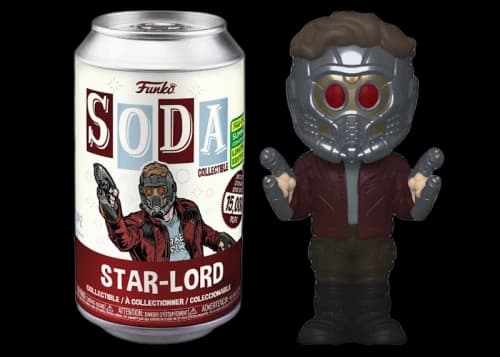 Funko Soda Marvel Star-Lord 2022 Summer Convention Exclusive Open Can Figure