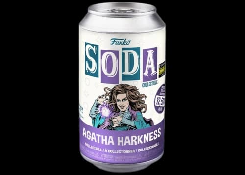 Funko Soda Marvel Studios Agatha Harkness Entertainment Earth Exclusive Figure Sealed Can