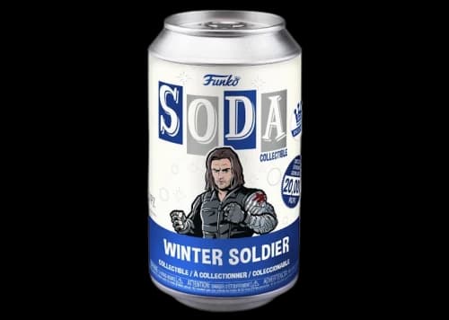 Funko Soda Marvel Winter Soldier Funko Shop Exclusive Figure Sealed Can