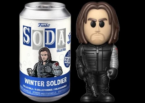 Funko Soda Marvel Winter Soldier Funko Shop Exclusive Open Can Chase Figure