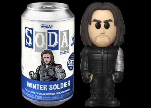 Funko Soda Marvel Winter Soldier Funko Shop Exclusive Open Can Figure