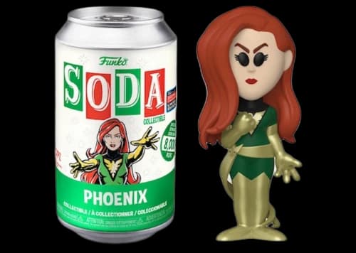 Funko Soda Marvel X-Men Phoenix 2022 Fall Convention Exclusive Open Can Common Figure