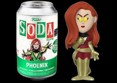 Funko Soda Marvel X-Men Phoenix 2022 NYCC Exclusive Open Can Chase Figure