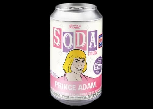 Funko Soda Masters Of The Universe Prince Adam 2021 Summer Virtual Funkon Exclusive Figure Sealed Can