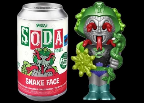 Funko Soda Masters Of The Universe Snake Face 2021 NYCC Exclusive Open Can Chase Figure