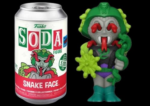 Funko Soda Masters Of The Universe Snake Face 2021 NYCC Exclusive Open Can Figure