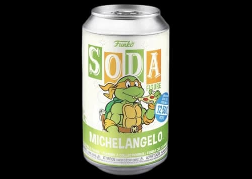 Funko Soda TMNT Michaelangelo Figure Sealed Can