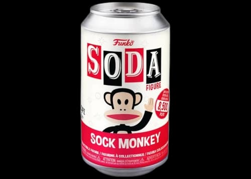 Funko Soda Paul Frank Sock Monkey Figure Sealed Can