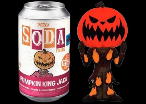 Funko Soda Pumpkin King Jack 2021 NYCC Exclusive Open Can Chase Figure