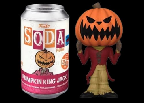 Funko Soda Pumpkin King Jack 2021 NYCC Exclusive Open Can Figure