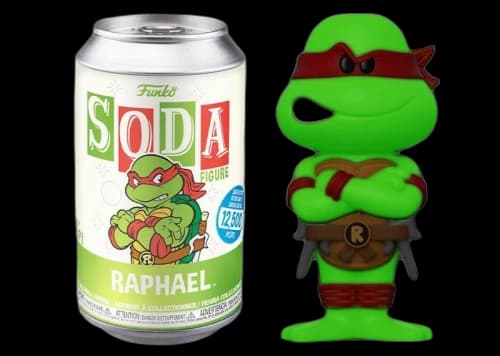 Funko Soda TMNT Raphael Opened Can Chase Figure