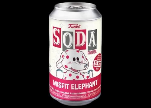 Funko Soda Rudolph the Red-Nosed Reindeer Misfit Elephant Figure Sealed Can