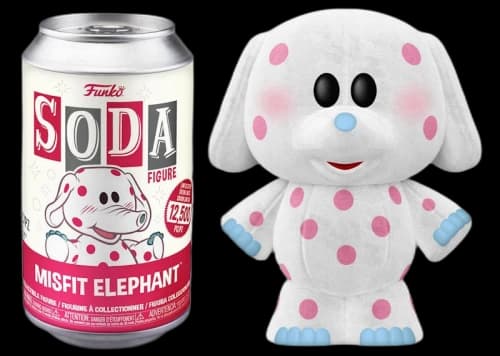 Funko Soda Rudolph the Red-Nosed Reindeer Misfit Elephant Open Can Chase Figure