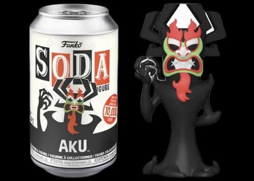 Funko Soda Samurai Jack Aku Opened Can Common Figure