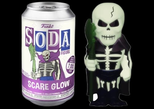Funko Soda Masters of the Universe Scare Glow Opened Can Chase Figure