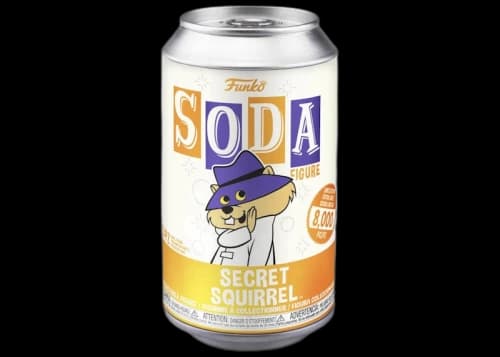 Funko Soda Hanna-Barbera Secret Squirrel Figure Sealed Can