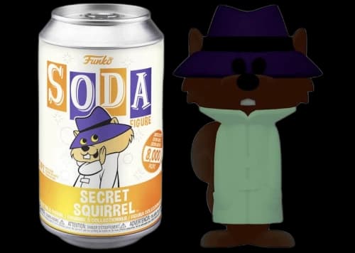 Funko Soda Hanna-Barbera Secret Squirrel Opened Can Chase Figure