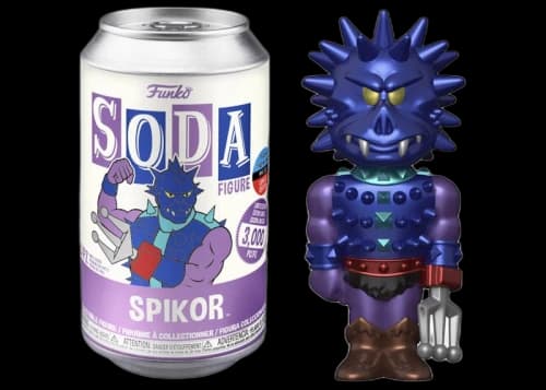 Funko Soda Masters of the Universe Spikor Toy Tokyo Edition Opened Can Chase Figure