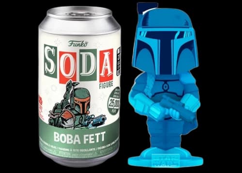 Funko Soda Star Wars Boba Fett 2022 Galactic Convention Exclusive Open Can Chase Figure