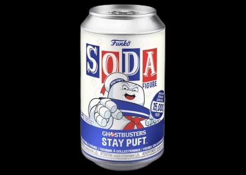 Funko Soda Ghostbusters Stay Puft Marshmallow Man Figure Sealed Can