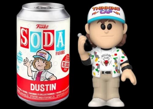 Funko Soda Stranger Things Dustin Open Can Chase Figure (Edition of 10,000)