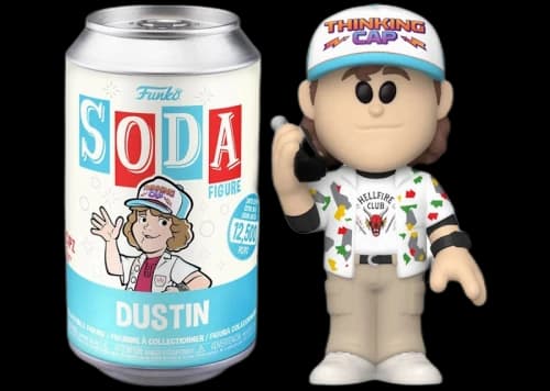 Funko Soda Stranger Things Dustin Open Can Chase Figure (Edition of 12,500)