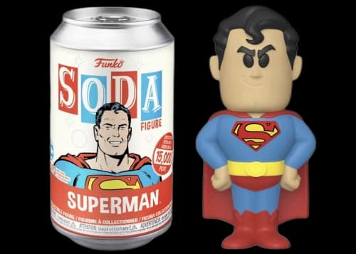 Funko Soda DC Comics Superman Opened Can Common Figure