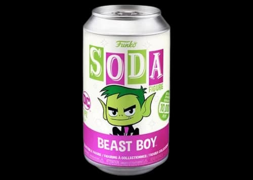 Funko Soda Teen Titans Beast Boy Figure Sealed Can