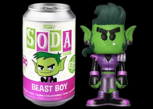 Funko Soda Teen Titans Beast Boy Open Can Chase Figure