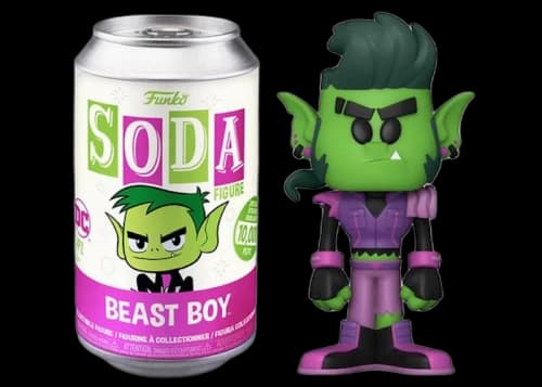 Funko Soda Teen Titans Beast Boy Open Can Figure
