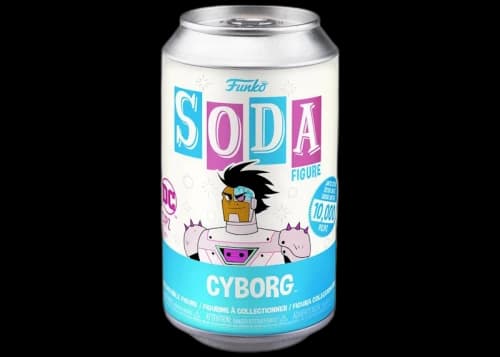 Funko Soda Teen Titans Go! Cyborg Figure Sealed Can