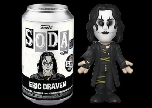 Funko Soda The Crow Eric Draven 2022 NYCC Exclusive Open Can Chase Figure