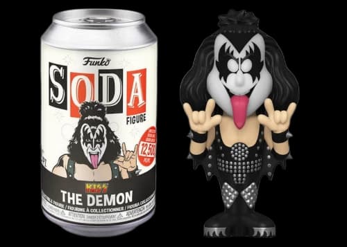 Funko Soda KISS The Demon Opened Can Common Figure