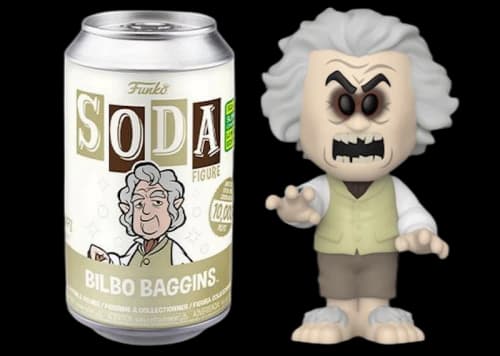 Funko Soda The Lord of the Rings Bilbo Baggins 2022 Summer Convention Exclusive Open Can Chase Figure