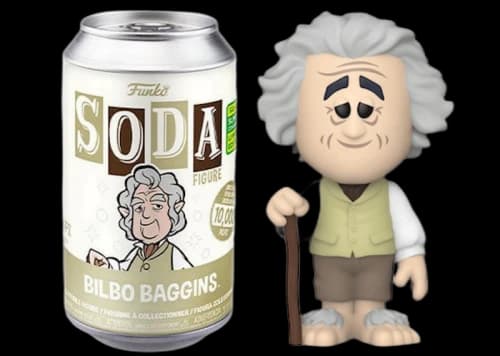 Funko Soda The Lord of the Rings Bilbo Baggins 2022 Summer Convention Exclusive Open Can Figure