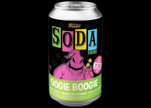 Funko Soda The Nightmare Before Christmas Black Light Oogie Boogie Figure Sealed Can