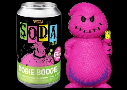 Funko Soda The Nightmare Before Christmas Black Light Oogie Boogie Open Can Figure