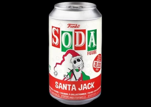 Funko Soda The Nightmare Before Christmas Santa Jack Figure Sealed Can