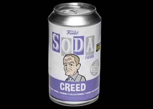 Funko Soda The Office Creed Entertainment Earth Exclusive Figure Sealed Can
