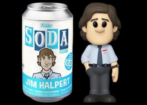 Funko Soda The Office Jim Halpert Open Can Common Figure