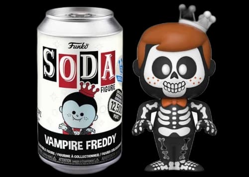 Funko Soda Vampire Freddy Funko Shop Exclusive Open Can Chase Figure