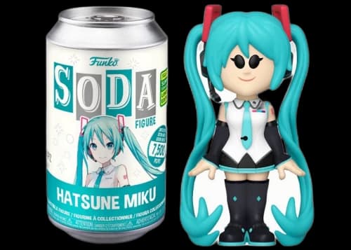 Funko Soda Vocaloid Hatsune Miku 2022 Summer Convention Exclusive Open Can Figure