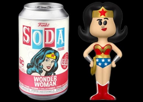 Funko Soda DC Comics Wonder Woman Opened Can Common Figure