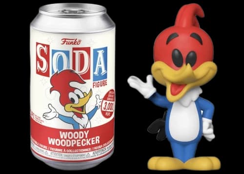 Funko Soda Animation Woody Woodpecker Opened Can Chase Figure
