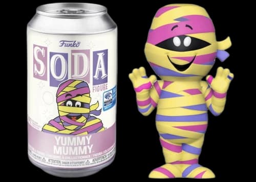 Funko Soda Ad Icons Yummy Mummy WonderCon Exclusive Opened Can Common Figure