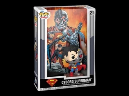 Funko Superman: Reign of the Supermen Cyborg Superman Figure #21 with Case