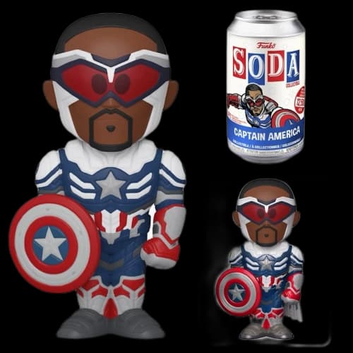 Funko Vinyl Soda: Marvel Captain America (12,500 Pieces) Figure