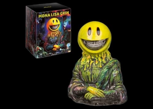 Funko x Ron English Green Mona Lisa Grin Funko Shop Exclusive (Edition of 500) Figure