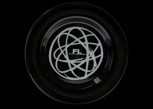 Futura Laboratories Laboratories Atom Enamel Coated Metal Plate Black